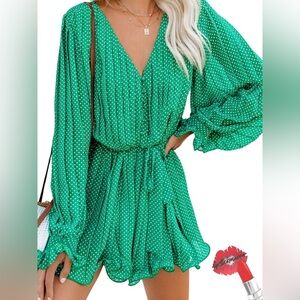 Endless Rose Pleated Romper XS